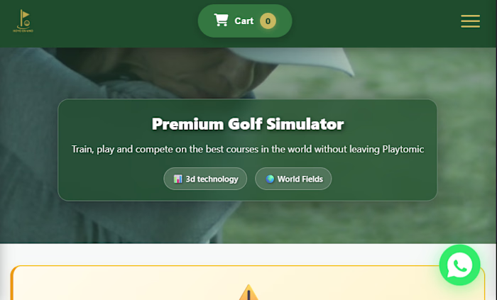 Custom Golf Booking & Management