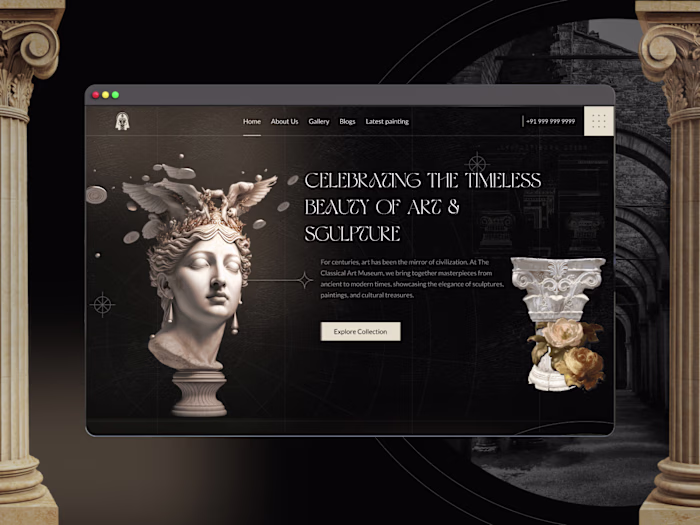 Museum website🚀 