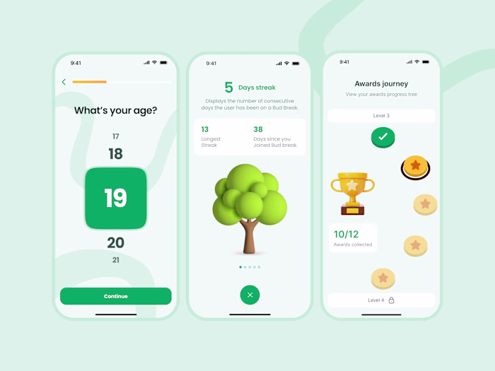 BudBreak: Smoking Cessation App and Brand