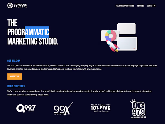 Cumulus Atlanta - Website Redesign