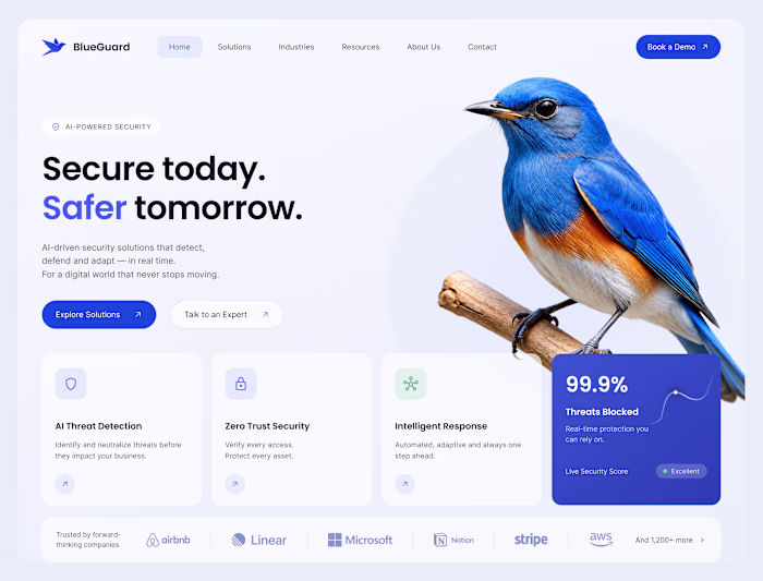 BlueGuard — AI Cybersecurity Website

BlueGuard