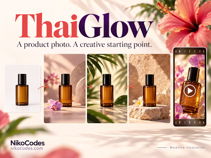 ThaiGlow AI Content Studio for Social Sellers