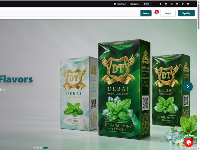 Debaj Tobacco E-Commerce Website