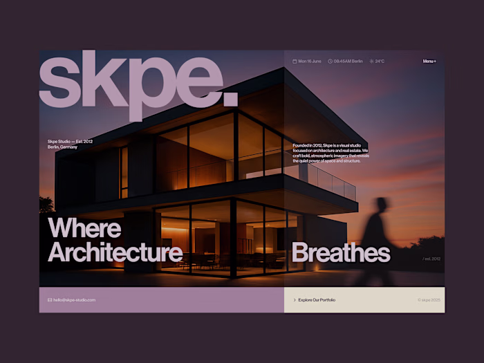 Skpe Studio - (UI Exploration)