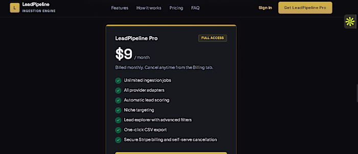 Leads Pipeline Pro
