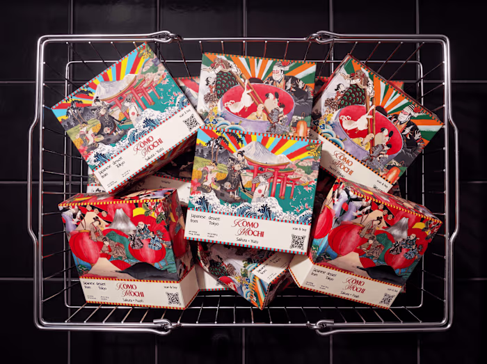 KOMO MOCHI | Food Brand, Branding, Packaging, Logo