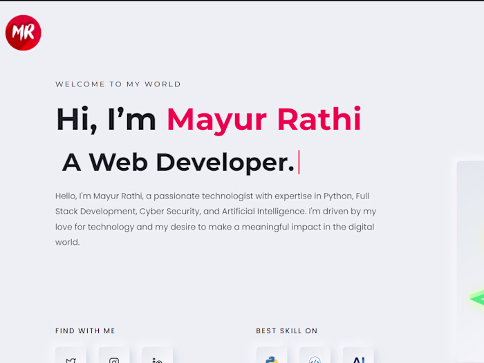 Personal Portfolio Website