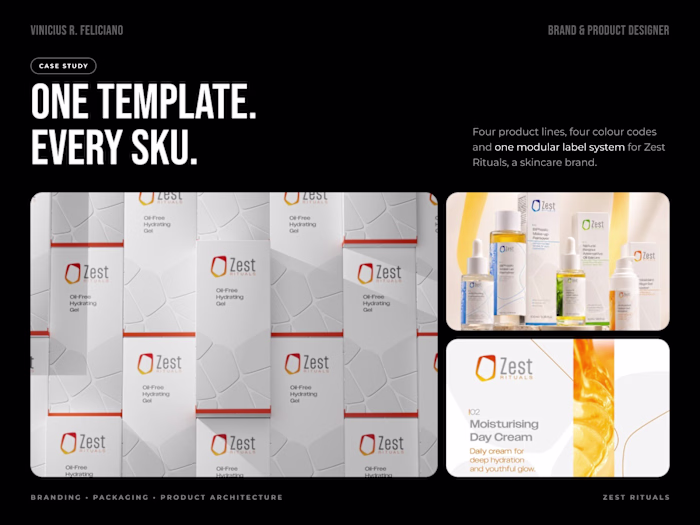 Zest Rituals — Skincare Brand & Packaging System