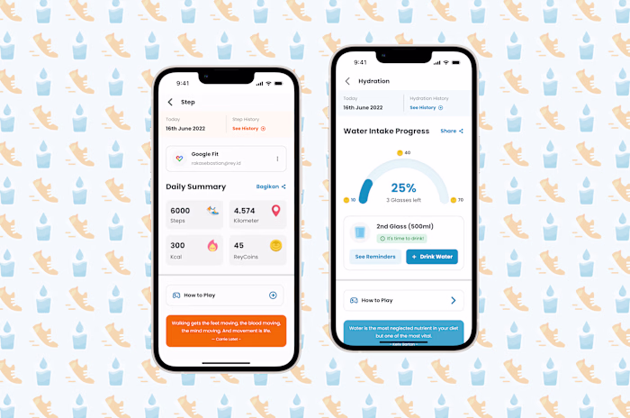 ReyFit: Improve Gamification Experience of Wellness Features