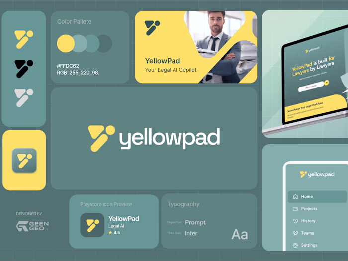 Logo,Branding & Web - YellowPad