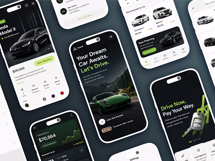 Modern Mobile App UI/UX Design