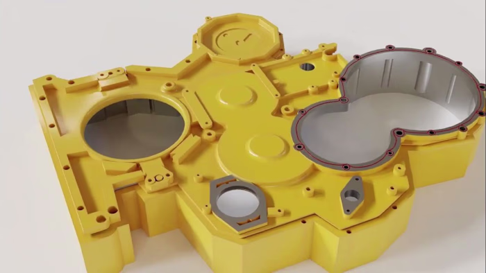 CAT C15 Engine - Permatex Gasket Animation