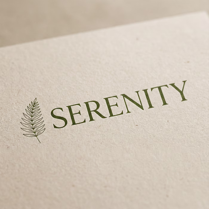 SERENITY Eco-Resort Brand Visualization