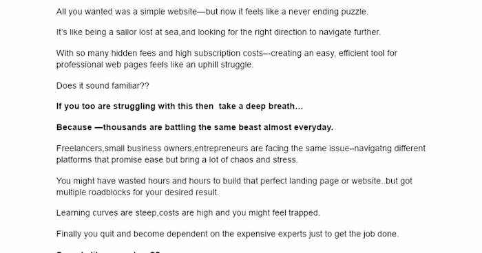 Matthew's Transformation with a Website Builder