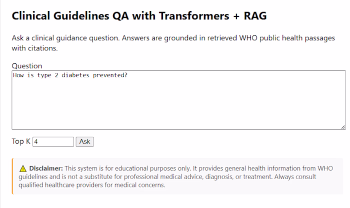 Clinical Guidelines bot