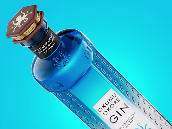 Gin CGI Product Visualization