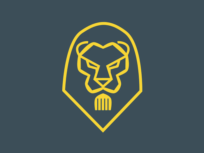 Lion Barbershop Logo