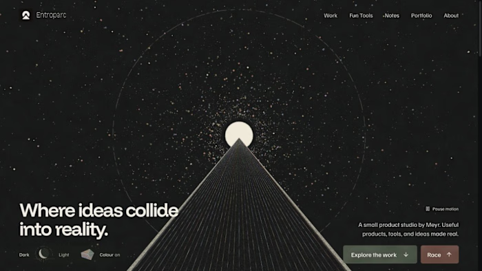 Entroparc — Independent studio website