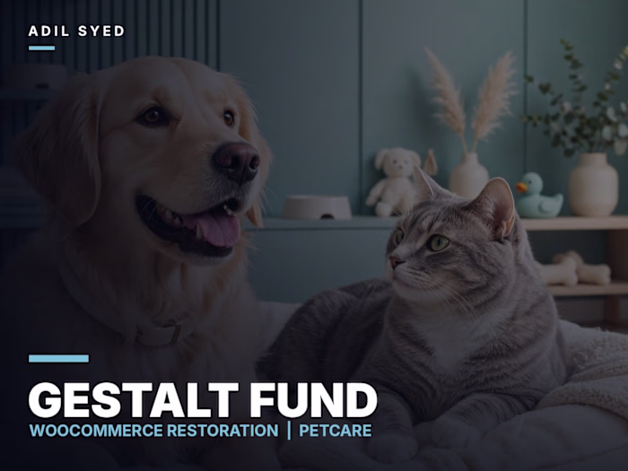 Gestalt Fund - WordPress and WooCommerce Restoration