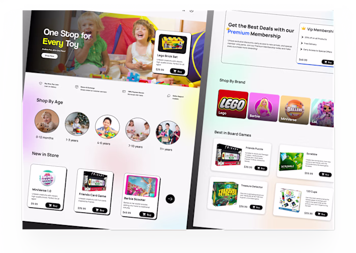 ToyStore E-commerce Website