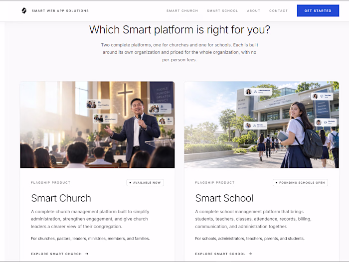 Smart Web App Solutions, My Own Website and Product Platform