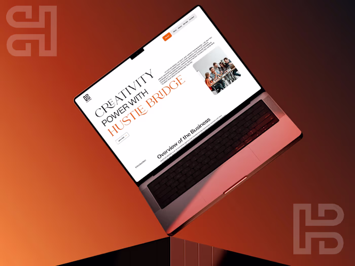 Hustle Bridge Agency Website Redesign