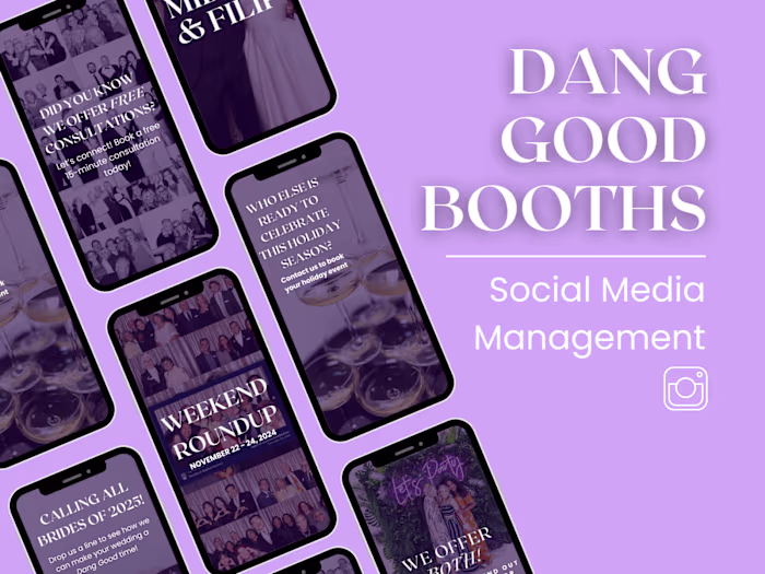 Dang Good Booths | Social Media Management