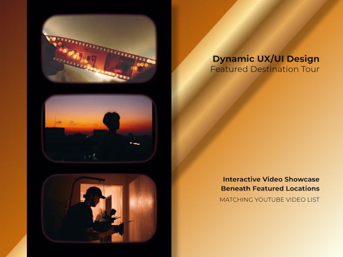 Interactive Video Showcase Beneath Featured Locations