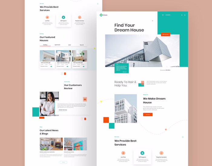 Real estate agency website