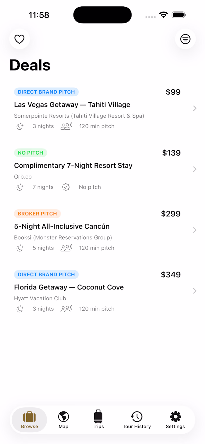 Timeshare Travel: Vacation Deals for iPhone, iPad & Mac