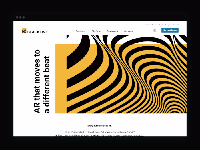 Blackline – MVP Landing page