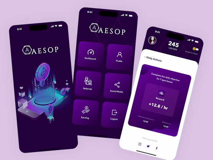 Crypto Trading App UI Design
