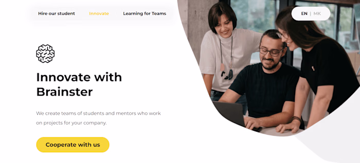 Web Design for Brainster Hiring Platform
