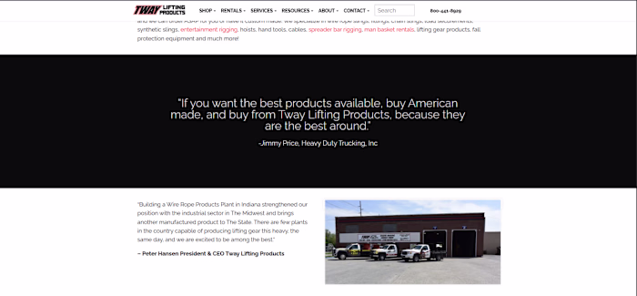 WordPress Website for Lifting &