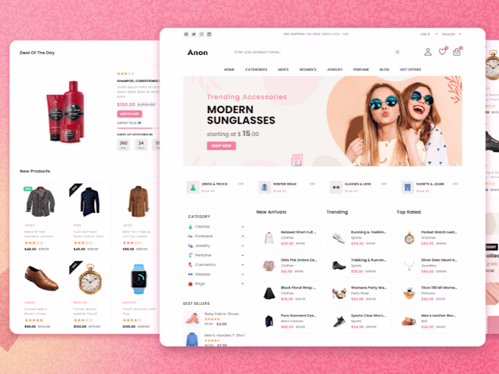 Develop Fully responsive E-Commerce Website