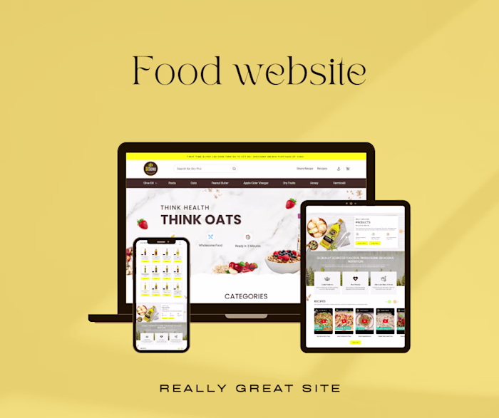 DiSano Foods - Shopify Food Website Design