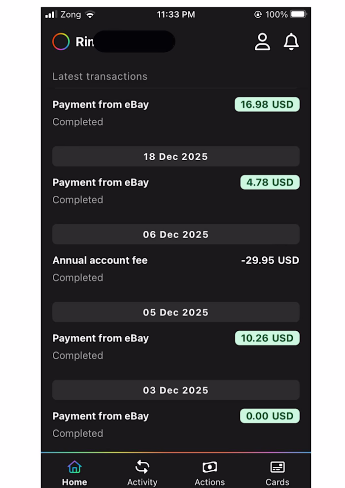 Alhamdulillah! Consistent eBay payouts as
