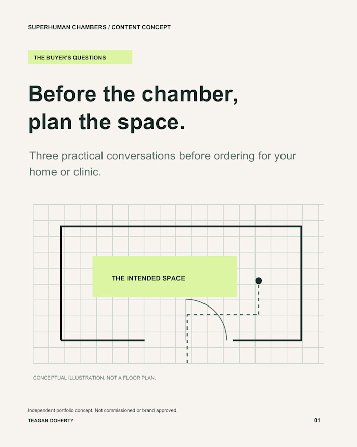 Before the Chamber: Independent Content Concept