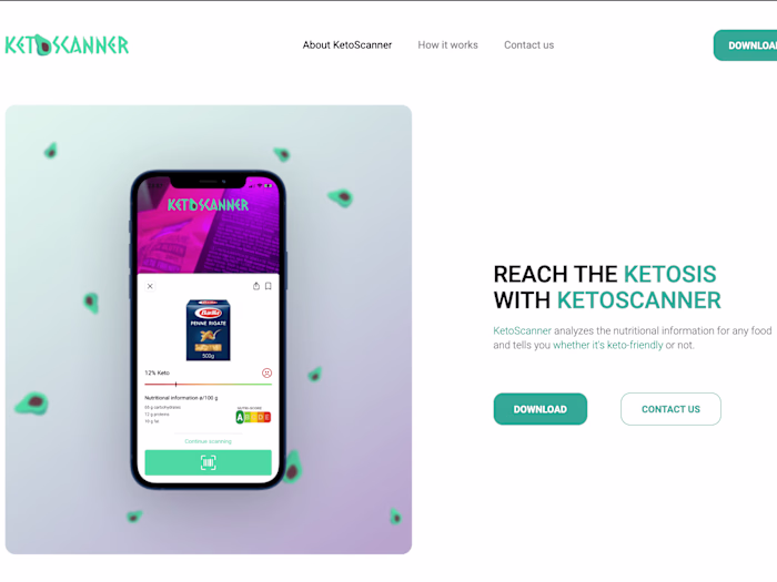 KetoScanner Landing Page