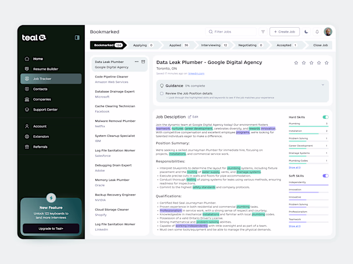 Job Application Tracker Web Application