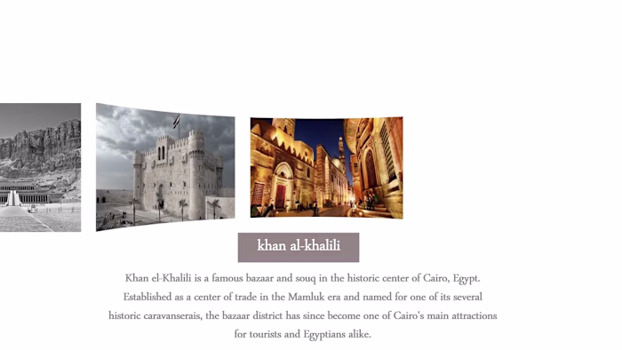 tourist places in Egypt

