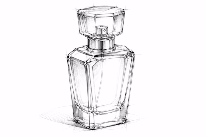 LUXURY PERFUME BOTTLE CAD DFM