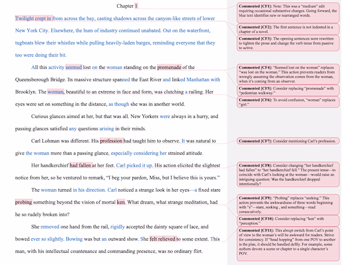 Medium Edit from a Novel
