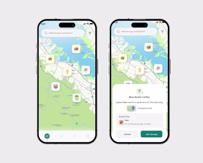 Mobile app design exploration 
