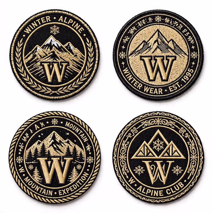 Winter Jacket Patch Logo - Alpine Collection