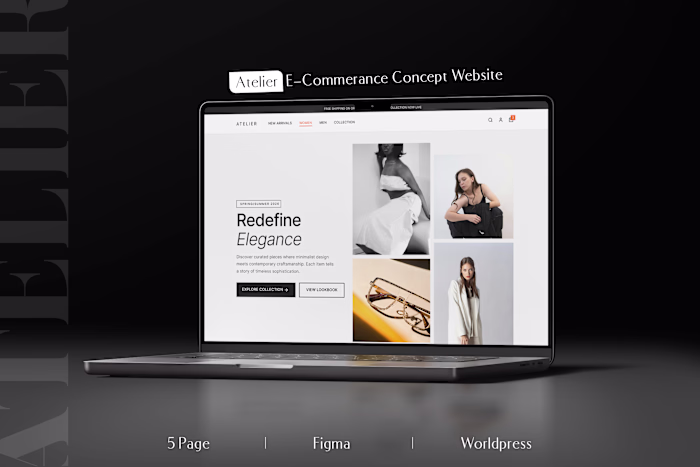 Atelier — Minimal Luxury E-Commerce Experience