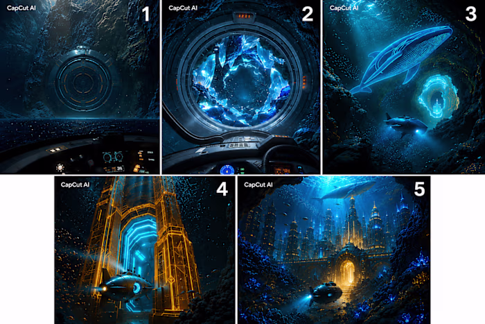 A cinematic underwater sci-fi journey
