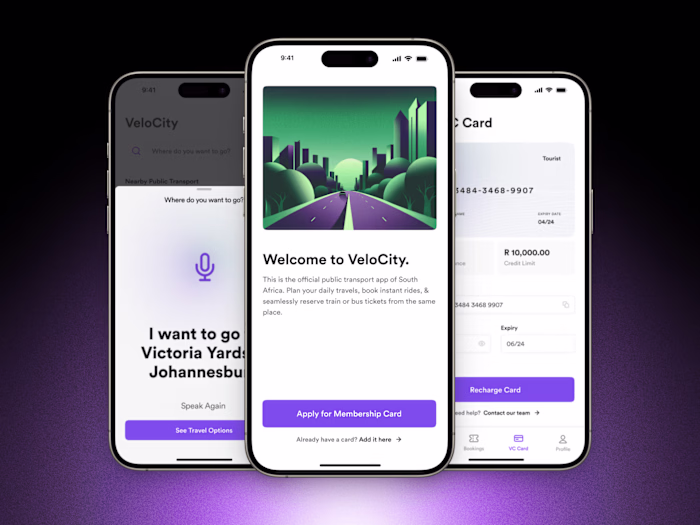 South African Public Transport App Design