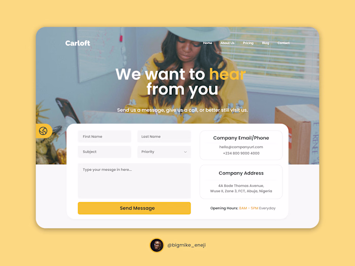 Contact Us UI - 028