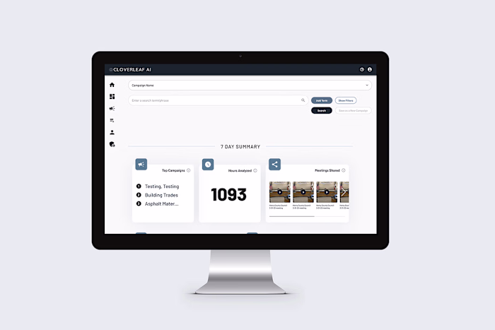 Cloverleaf Ai UI Redesign